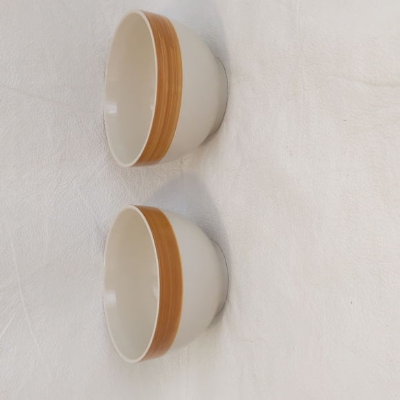 Citrus Grove Other - 2 Citrus Grove Soup Cereal Bowls Hand Painted Beige Tan 5 1/2"